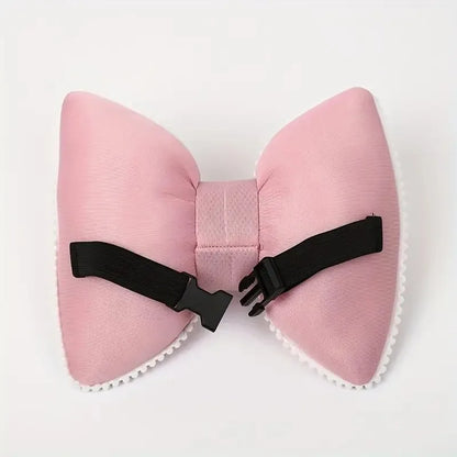 1Pc Fashion Pink Ice Silk Neck Pillow