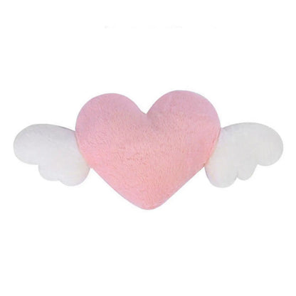 Universal Car Support Pillow - Heart-Shaped Plush