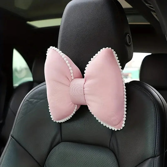 1Pc Fashion Pink Ice Silk Neck Pillow