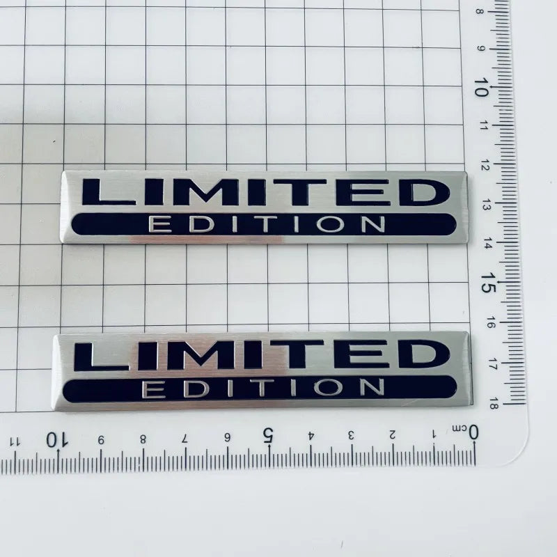 3D Metal LIMITED EDITION Emblem Sticker