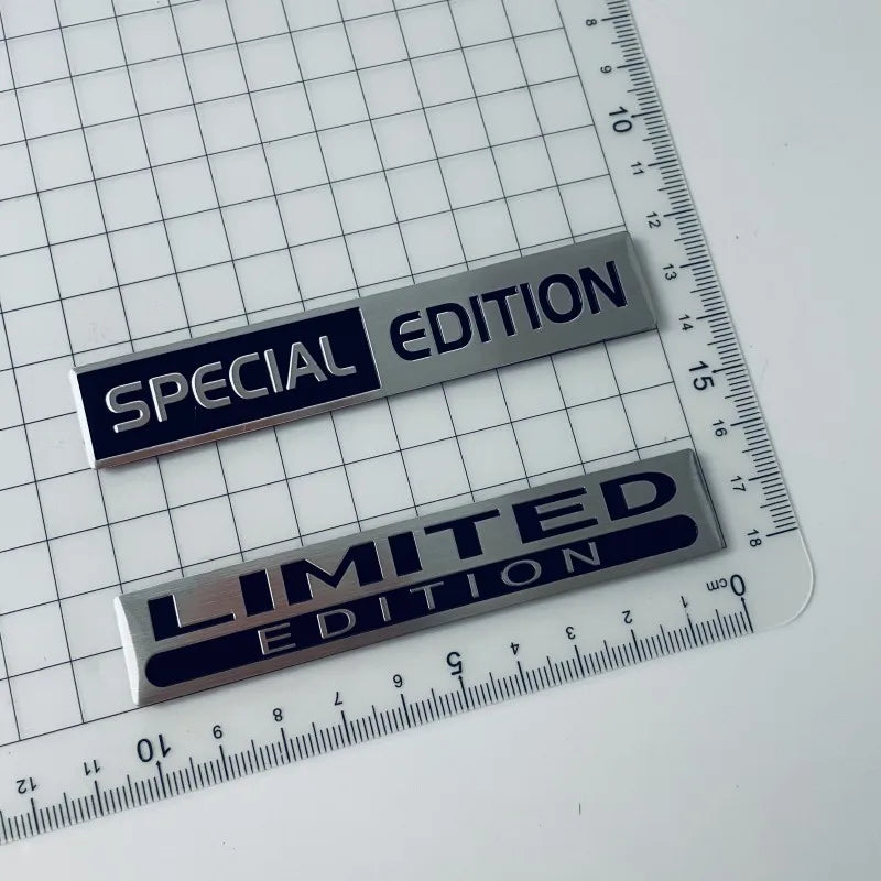 3D Metal LIMITED EDITION Emblem Sticker