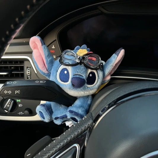 Stitch Plush Car Gear Shift Pendant