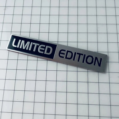 3D Metal LIMITED EDITION Emblem Sticker