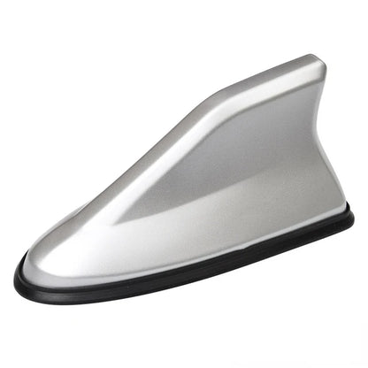 16cm Universal Carbon Fiber Look Car Roof Top Mount Shark Fin Aerial Antenna Toppers