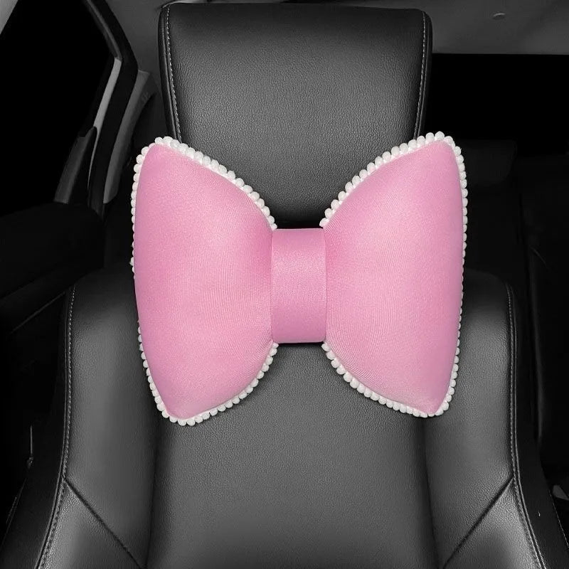1Pc Fashion Pink Ice Silk Neck Pillow