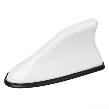 16cm Universal Carbon Fiber Look Car Roof Top Mount Shark Fin Aerial Antenna Toppers
