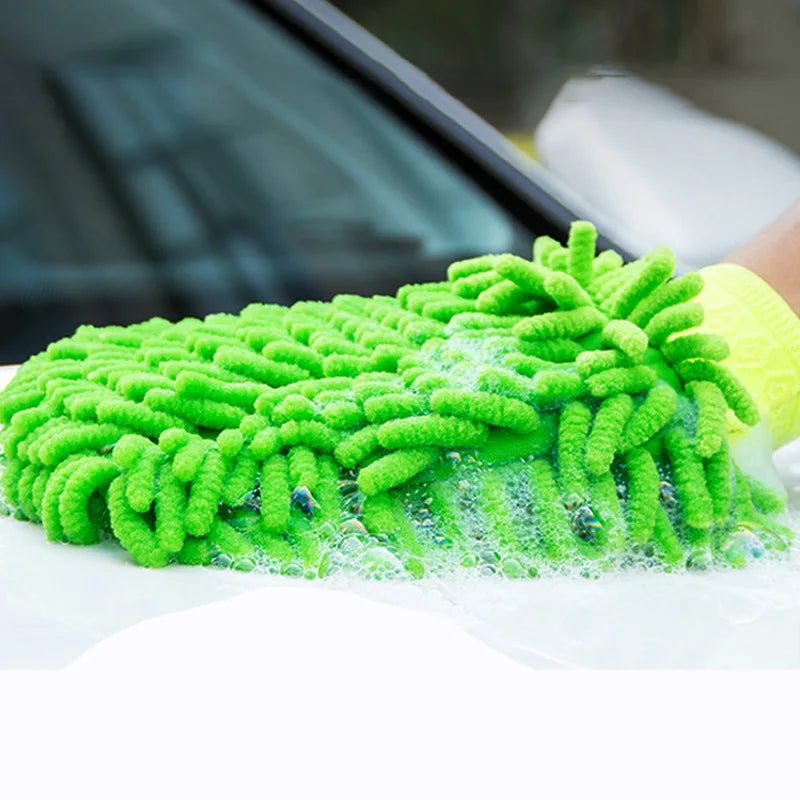 Chenille Glove Plush Rags