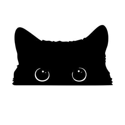 Poor Cat Is Stealing With Big Eyes Watch Car Styling Cover
