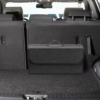 1PC Dark Gray Car Felt Storage Box