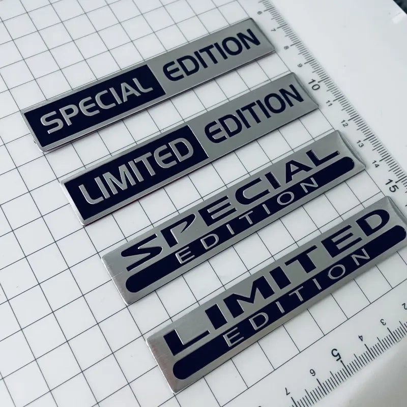 3D Metal LIMITED EDITION Emblem Sticker