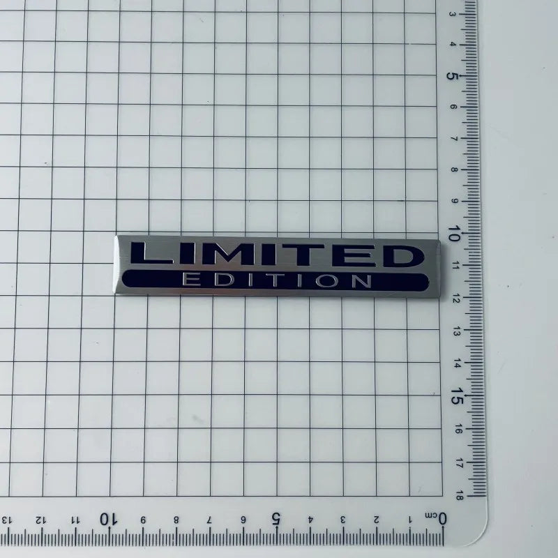 3D Metal LIMITED EDITION Emblem Sticker