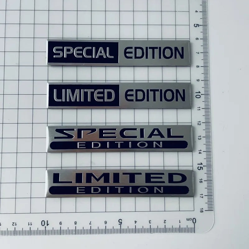 3D Metal LIMITED EDITION Emblem Sticker