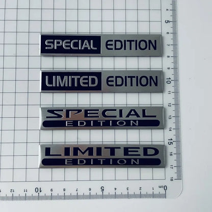3D Metal LIMITED EDITION Emblem Sticker