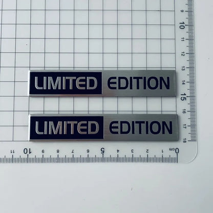 3D Metal LIMITED EDITION Emblem Sticker