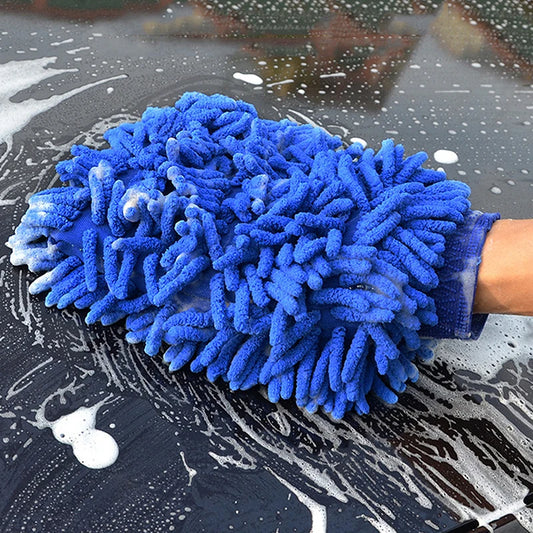 Chenille Glove Plush Rags